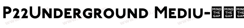 P22Underground Mediu字体转换